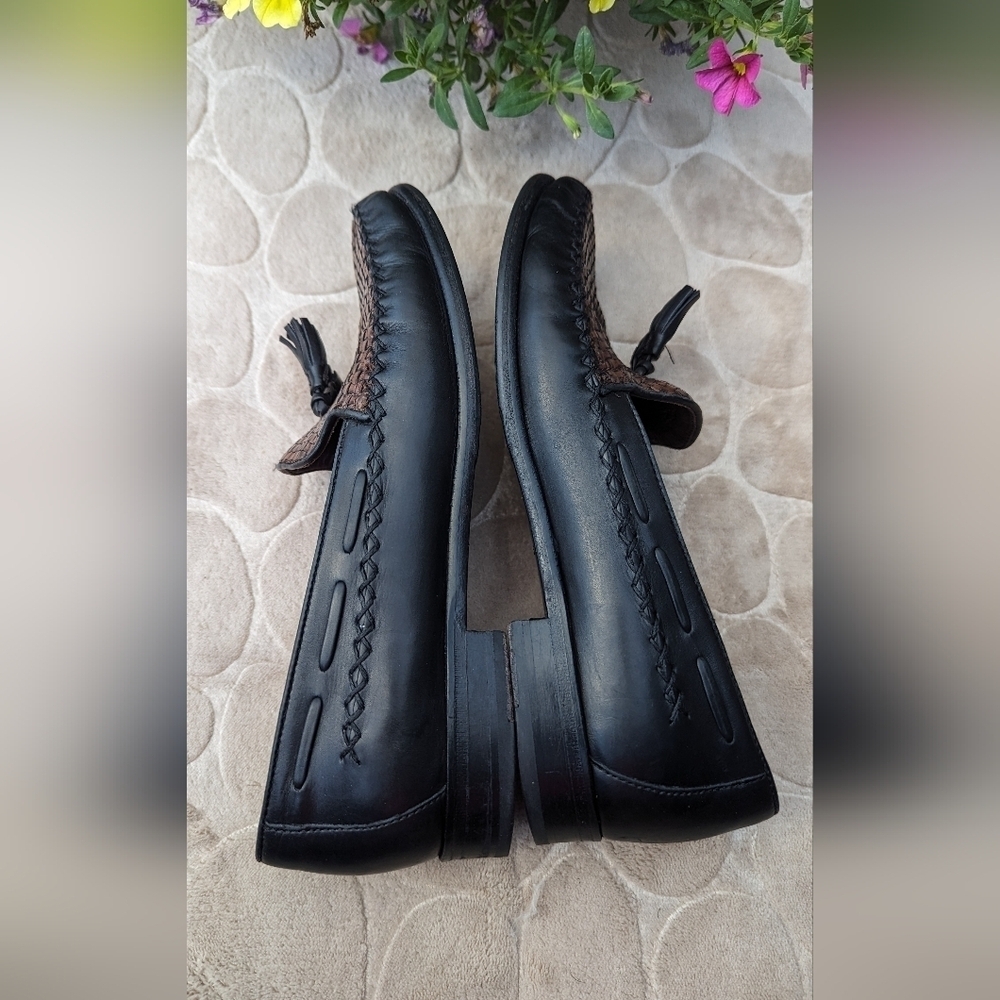Cole Haan Brown and Black Loafers - Picture 7 of 12